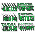 Set of 4 Vinyl JetSki Registration Decals for All Models (3")