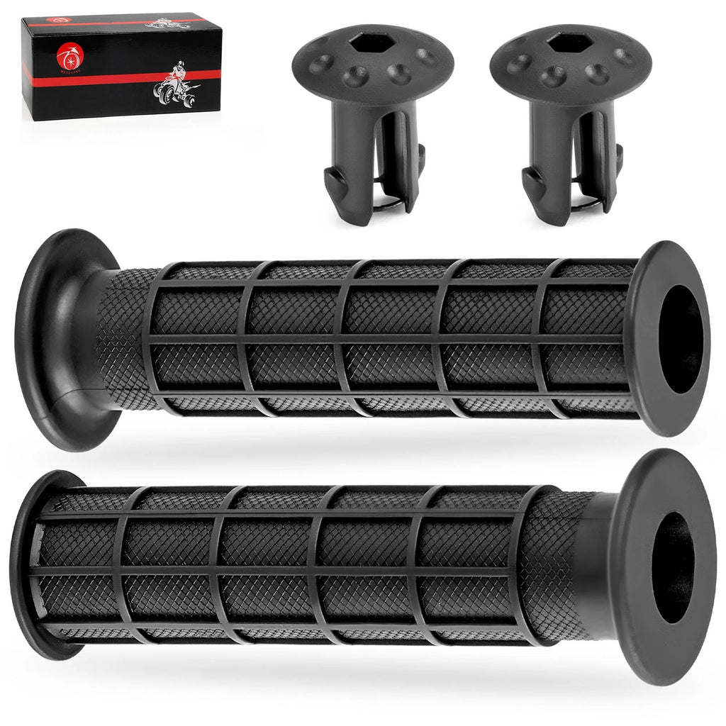 2pcs Handlebar Grips & Grip End for Honda Foreman Rubicon 500 520 (2005–2021)