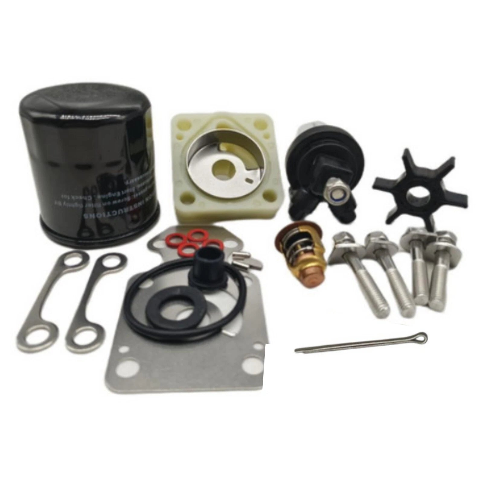 Engine Maintenance Repair Kit for Yamaha Marine 4-Str 20HP F20B (2007–UP) 63V-44352-00