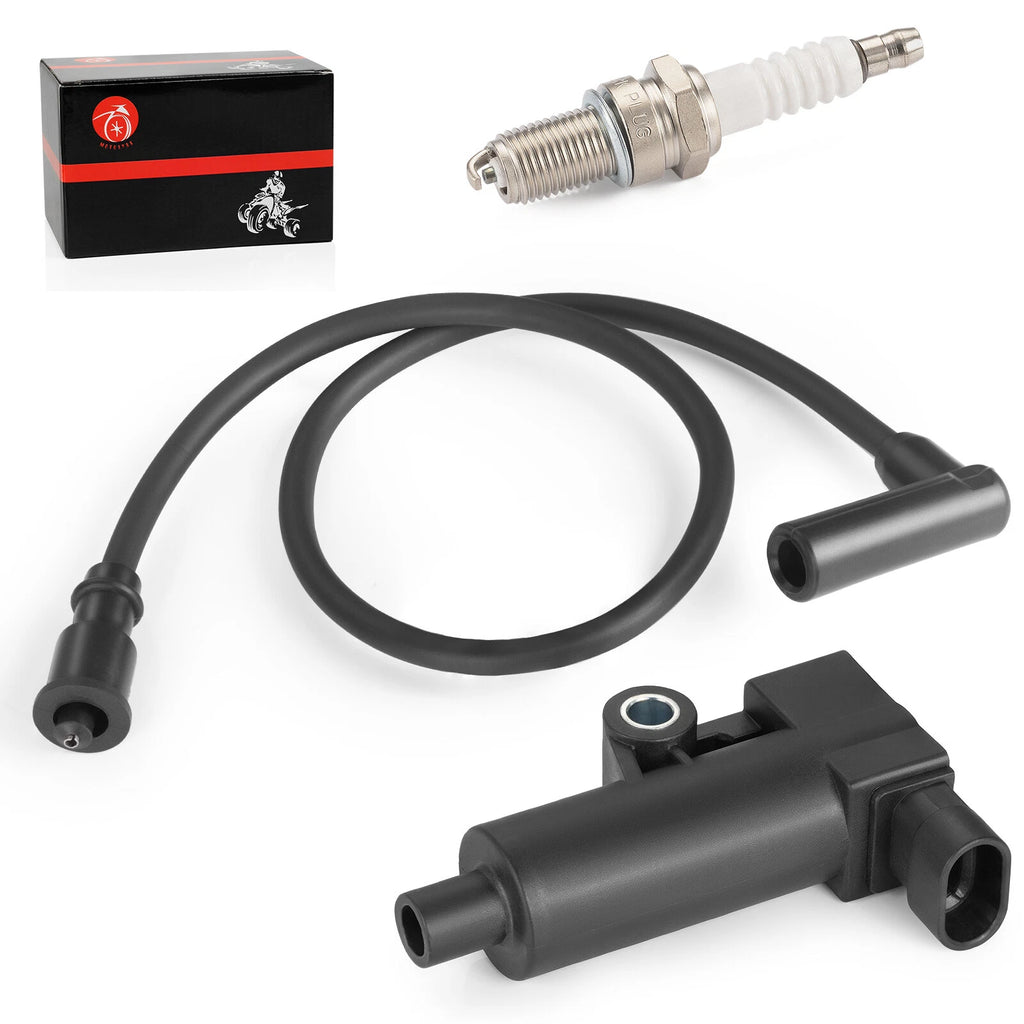 Ignition Coil & Spark Plug & Wire Cap for Coleman UT400 UT500 Axis 500 Spire 250