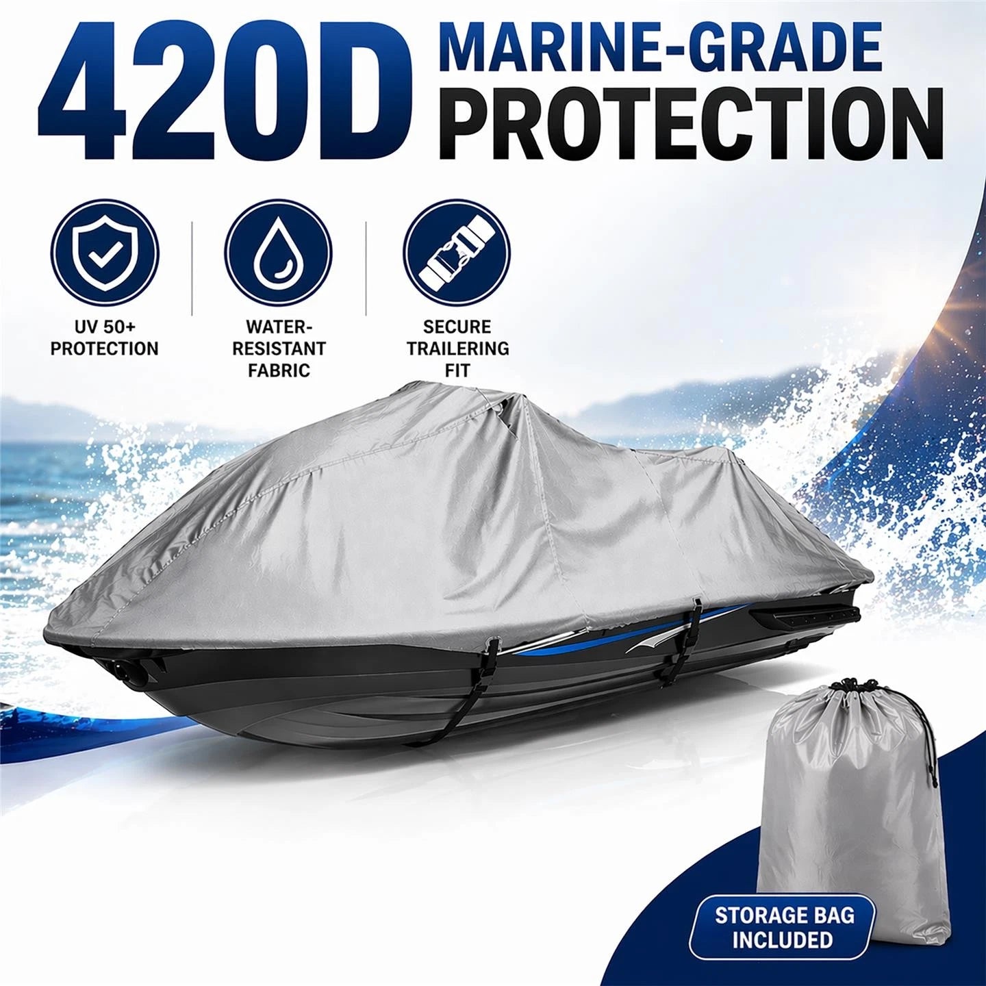 Jet Ski Cover for Sea Doo Wake (2005–2008)