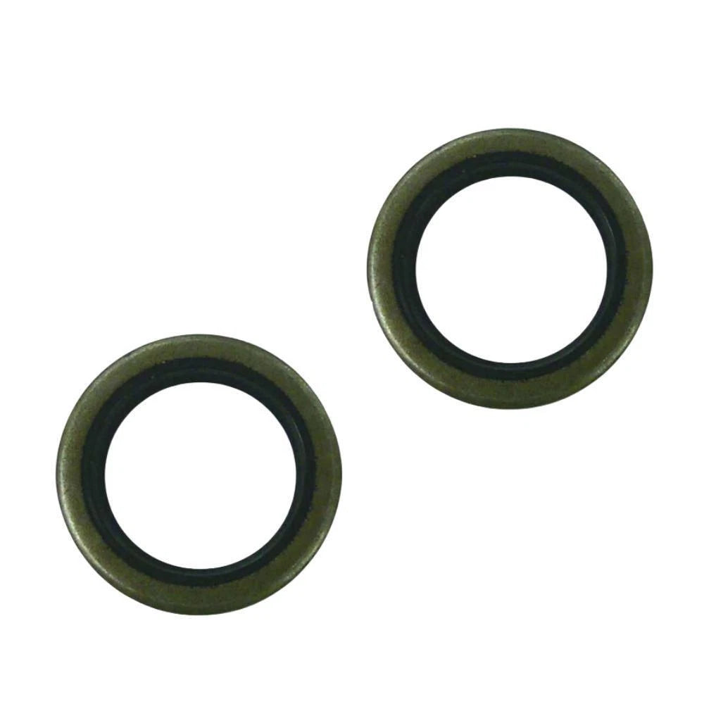 2pcs Oil Seal for Mercury Mariner 65-275 HP (1975–2006) 18-2002, 26-76868, 26-30550