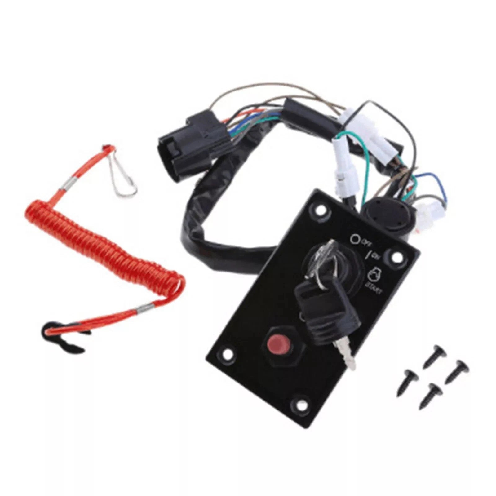 Ignition Key Switch Panel for Suzuki Engines (37100-96J24)