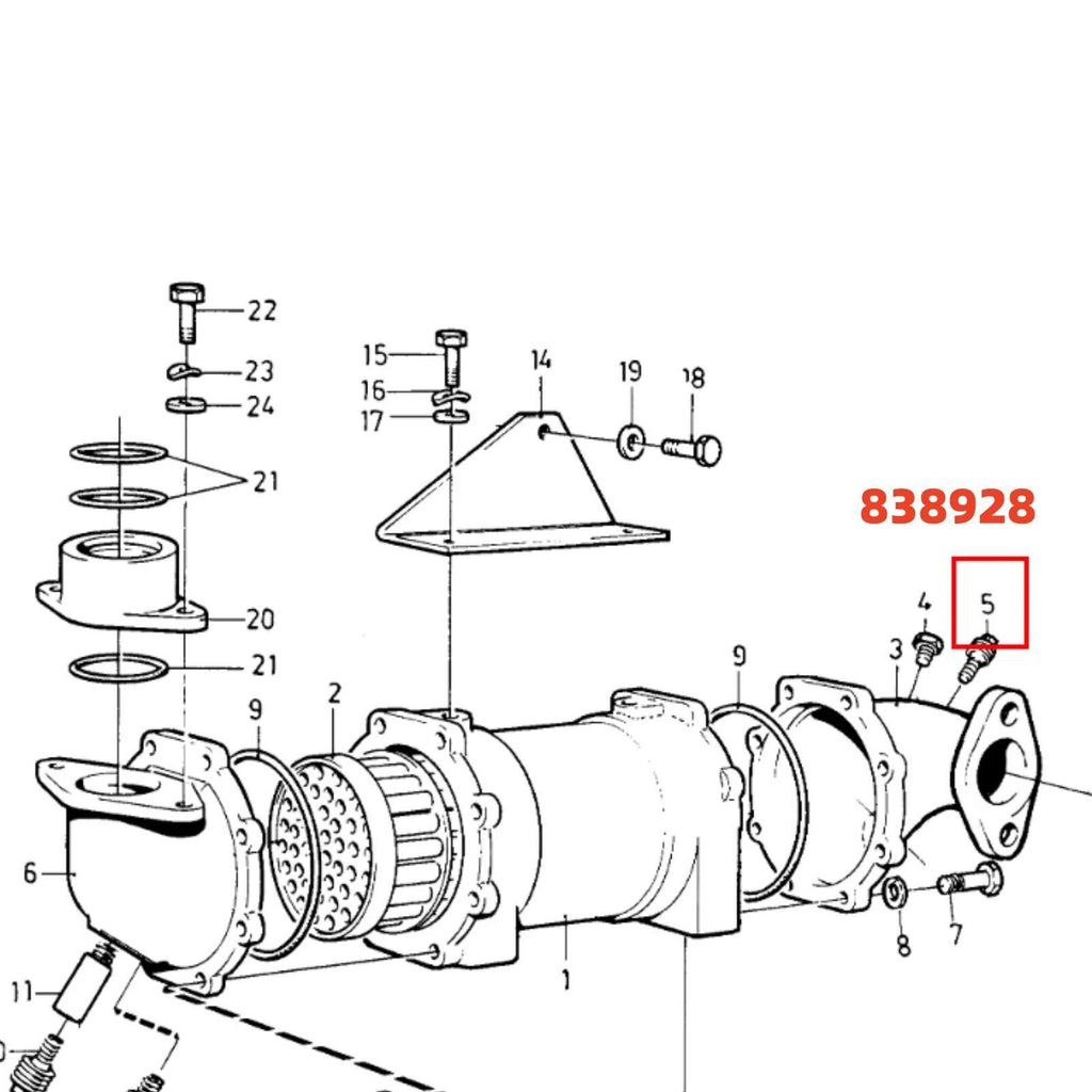 2X Zinc Anode Plug for Volvo Penta (838928)