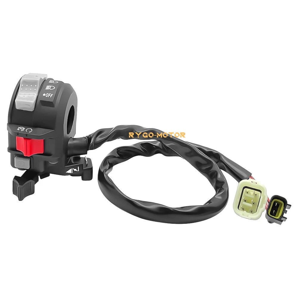 Left Handlebar Start Switch Headlight for Yamaha Wolverine 350 450 (1995–2018)