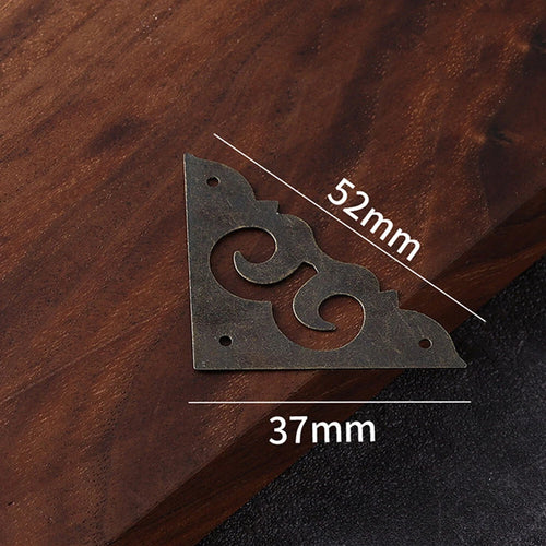 12pcs Antique Bronze Corner Protectors for Jewelry Box Scrapbook Album