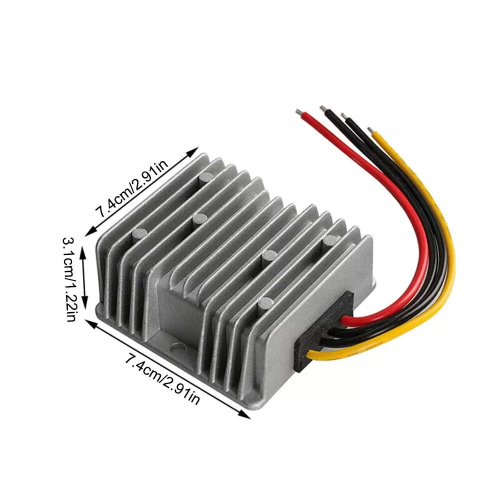 24V to 12V DC/DC Converter Regulator 10A 120W for Car Bus Truck Boat