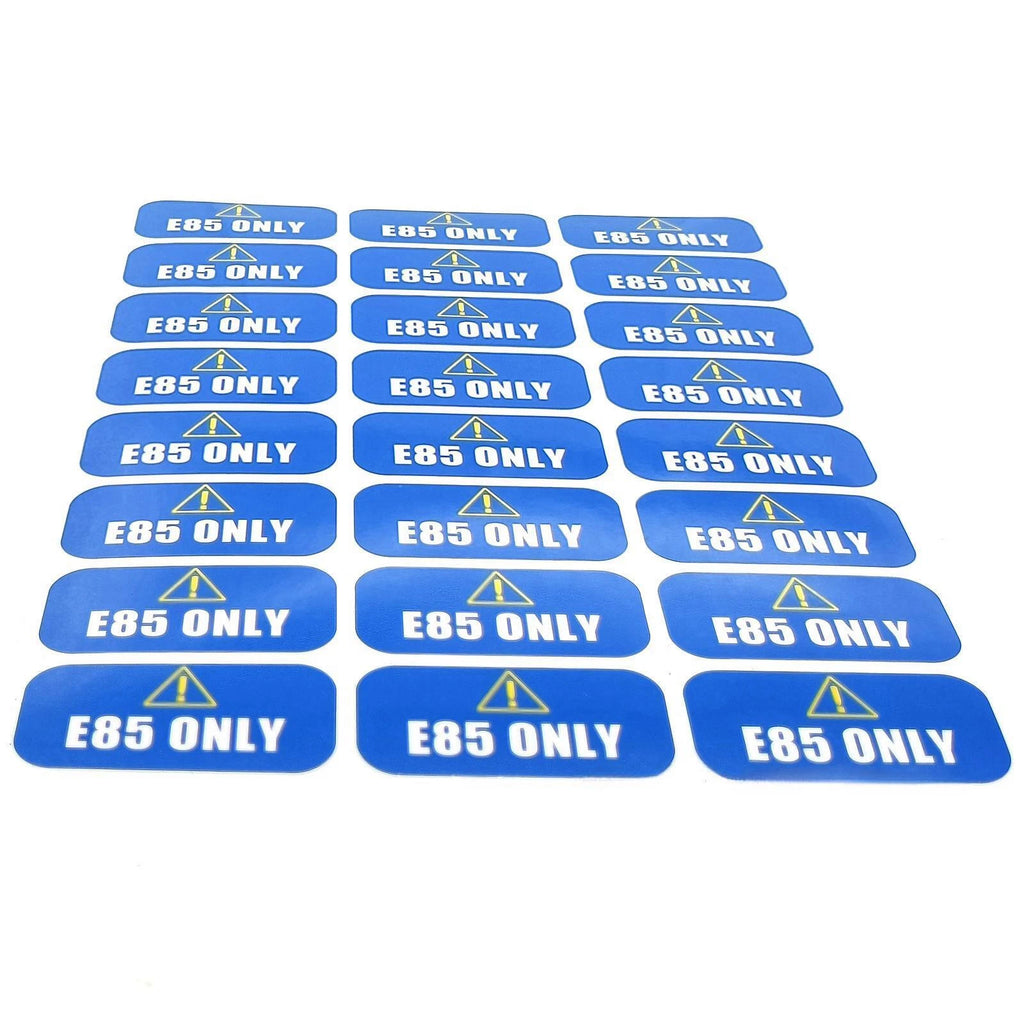 E85 Only Sticker for Clean Energy Vehicles (Die Cut Decal)