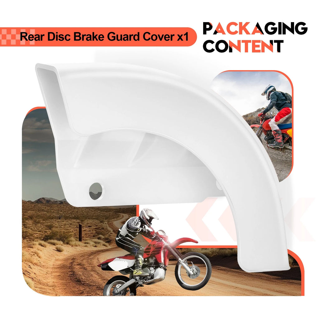 Rear Disc Brake Guard Cover for Honda XR250R XR400R XR600R XR650L (1996–2007) 43330-KZ1-670