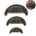 Set of 4 Zinc Alloy Vintage Dragon Pattern Drawer Pulls