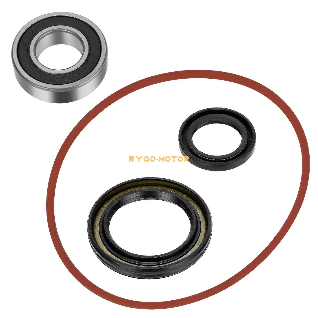 Rear Brake Drum Bearing Seals Kit for Yamaha Big Bear Bruin Grizzly (1990–2006)