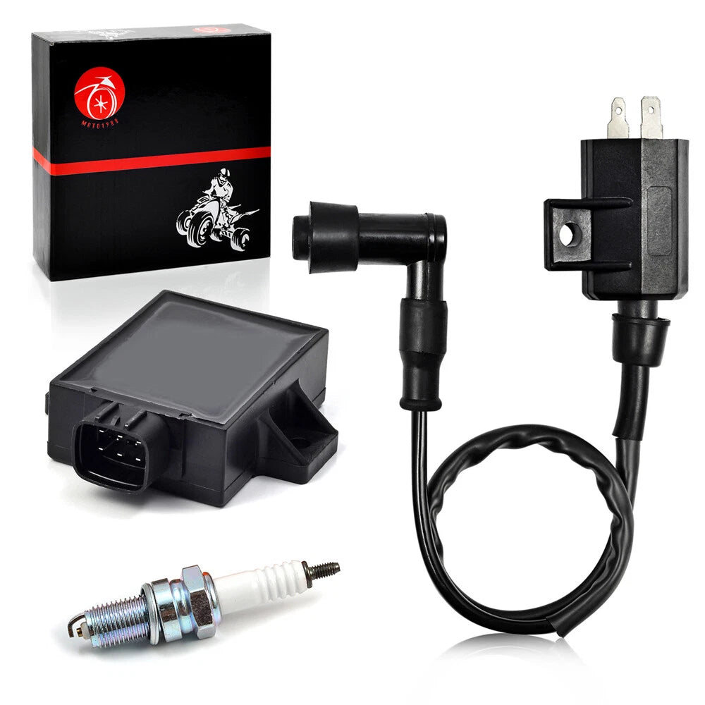 Ignition Coil Spark Plug CDI for Kawasaki Bayou 220 250 (2000–2004)