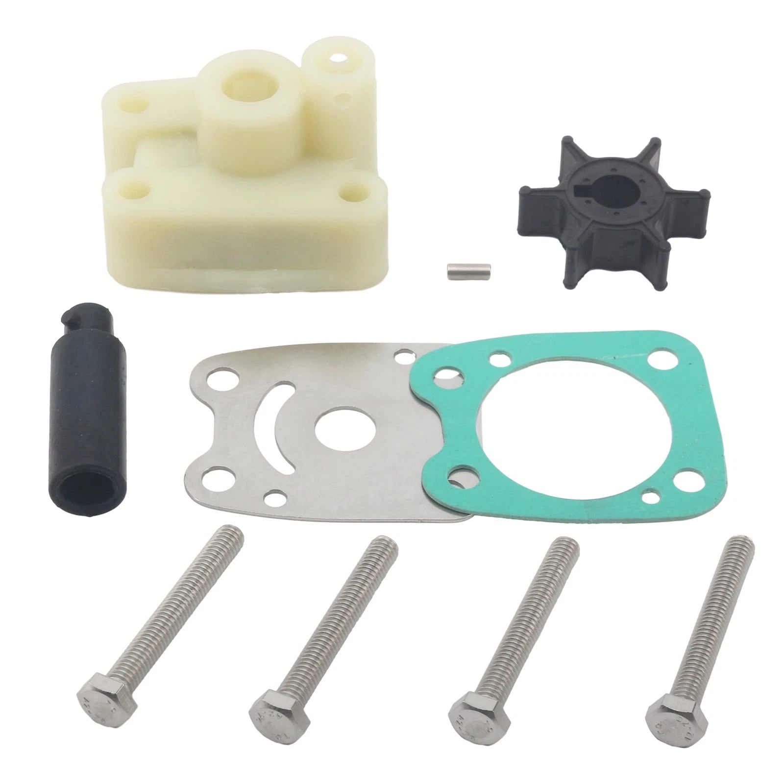 Water Pump Repair Kit for Yamaha 4HP 5HP Outboard Motor (1990–2023)