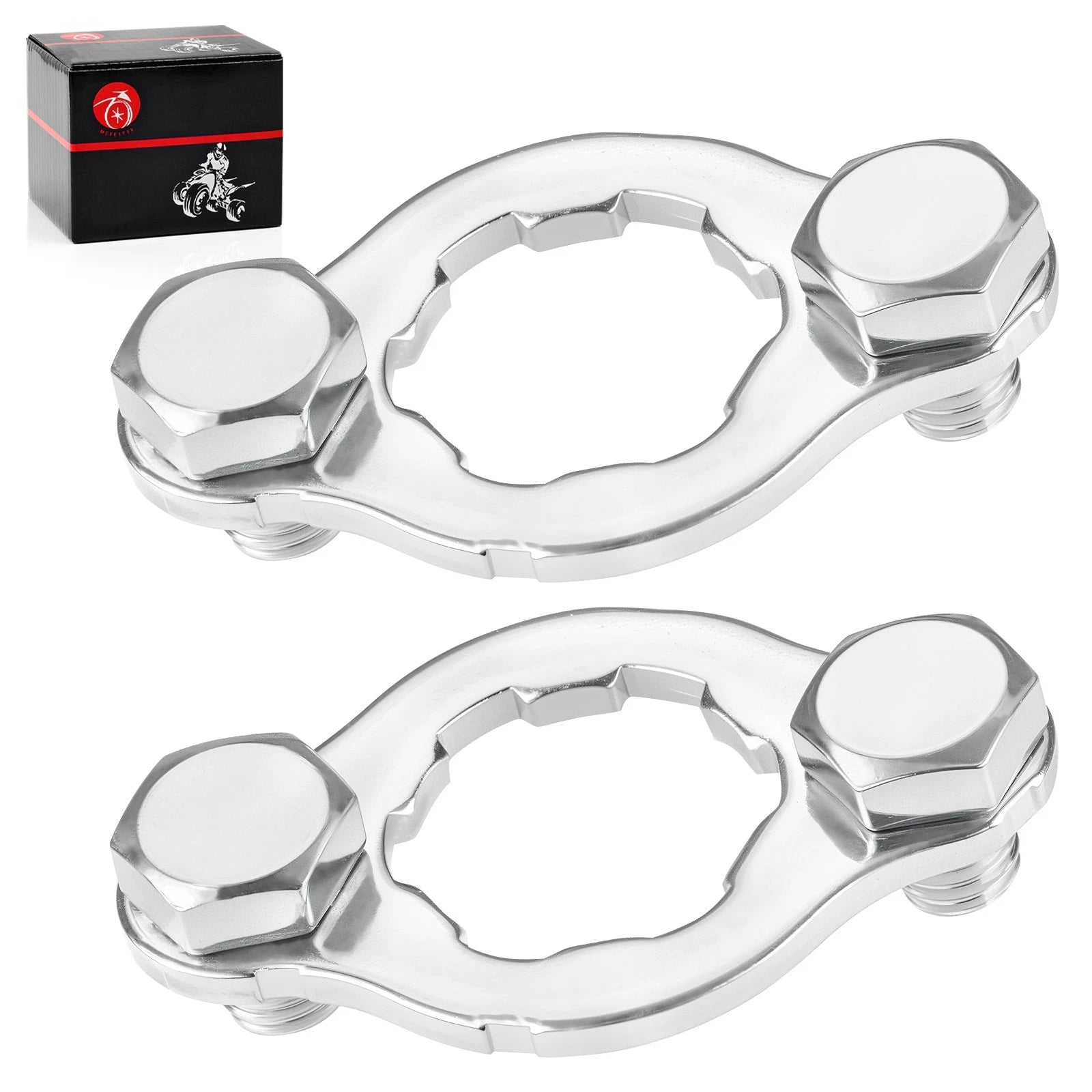 2X Engine Front Sprocket Retainer Plate w/Bolt 6X8 for Honda C70 XR75 XL75 XL80S (1970–1985)