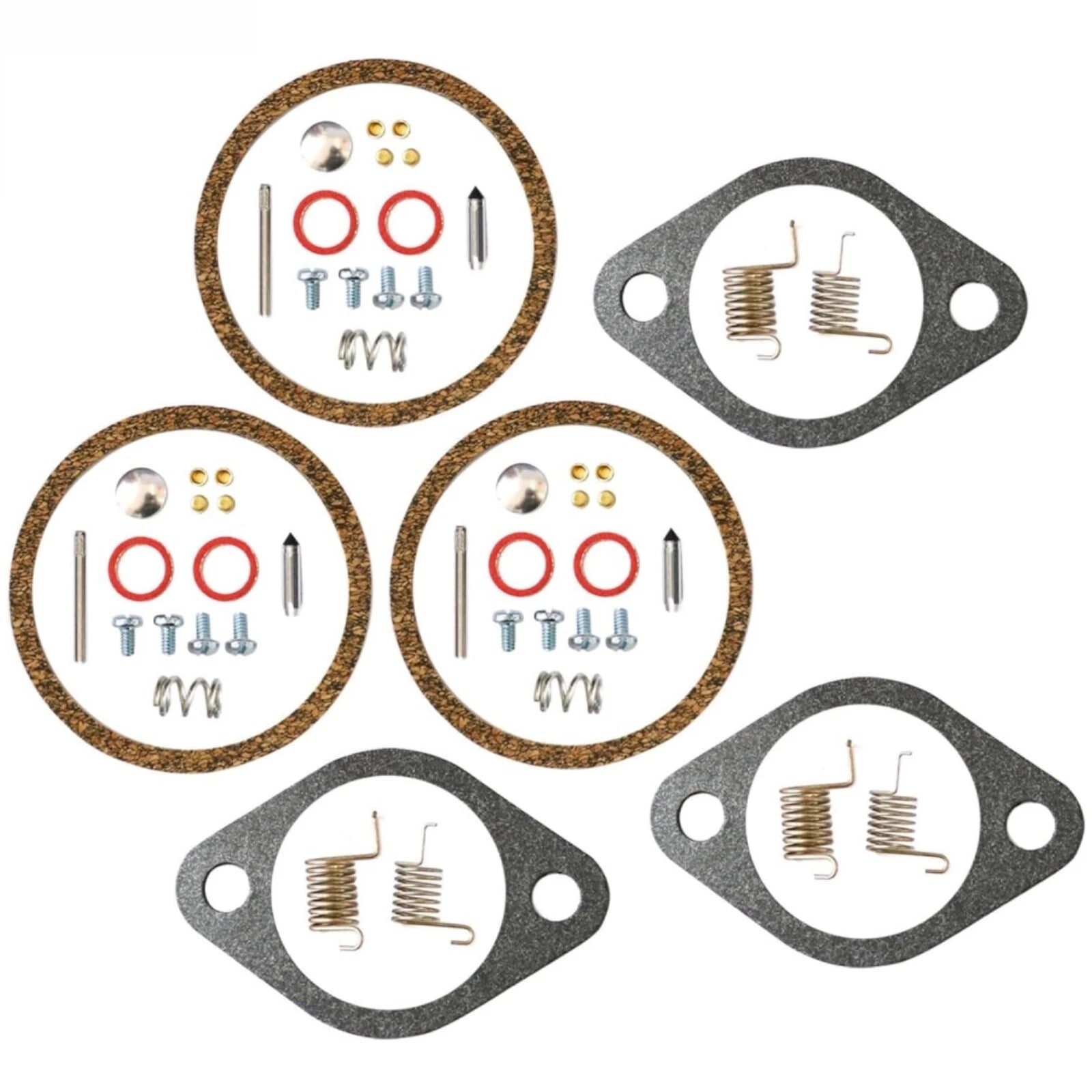 Set of 3 Carb Rebuild Kits FK10357 809735A1 for Mercury Force 90/95HP