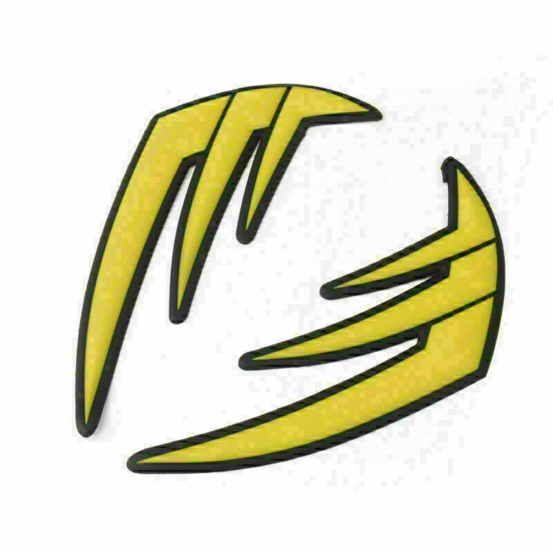 3D Tank Traction Pad for Universal Motorcycle - Yellow T9