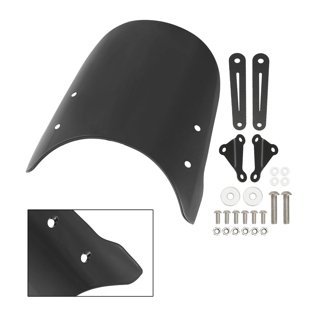 Windshield WindScreen for Moto Guzzi V7 Classic V9 Bobber (2016–2023)