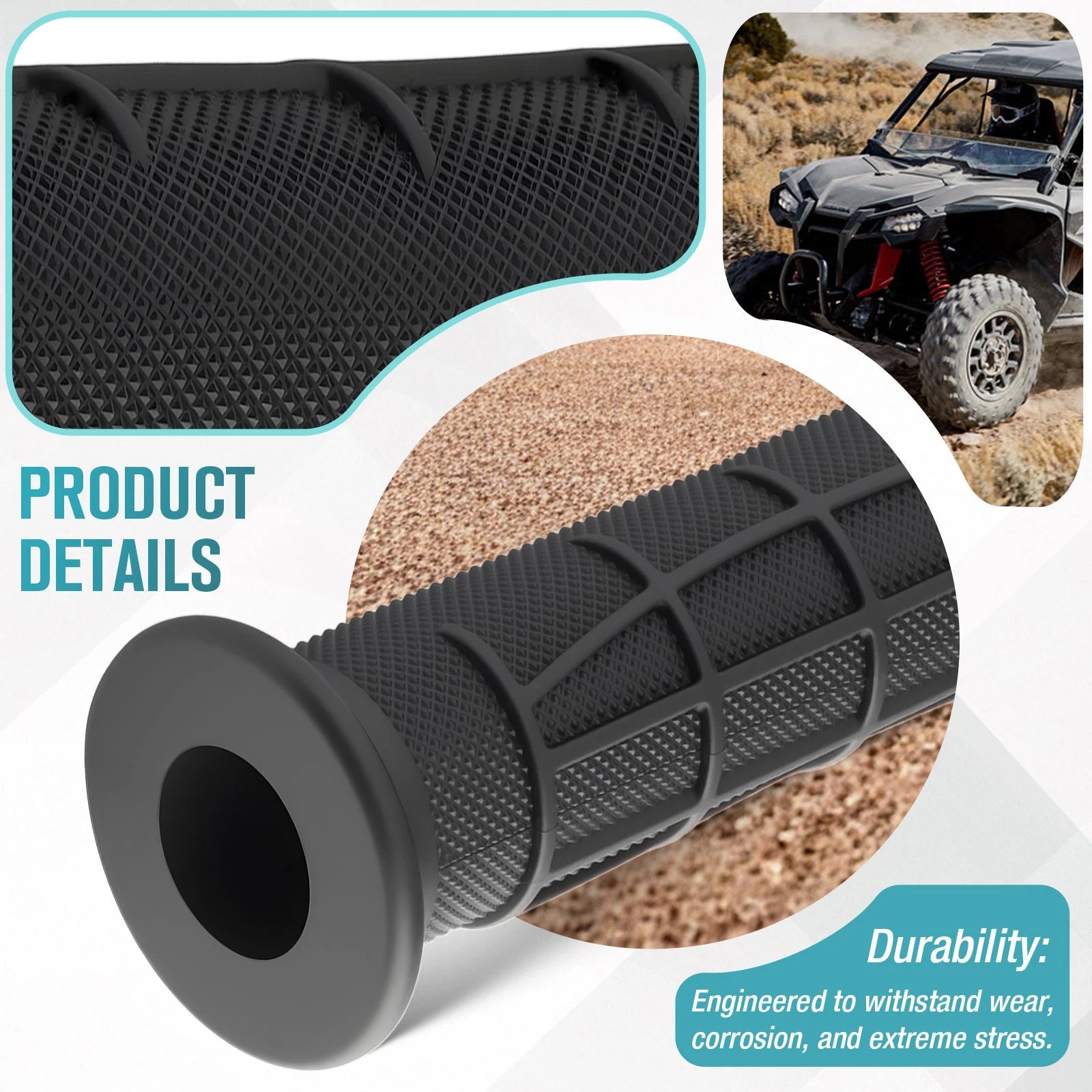 Handlebar Grips for Honda Foreman Rubicon 500 TRX500FA5/FA6/FA7 (2015–2019)
