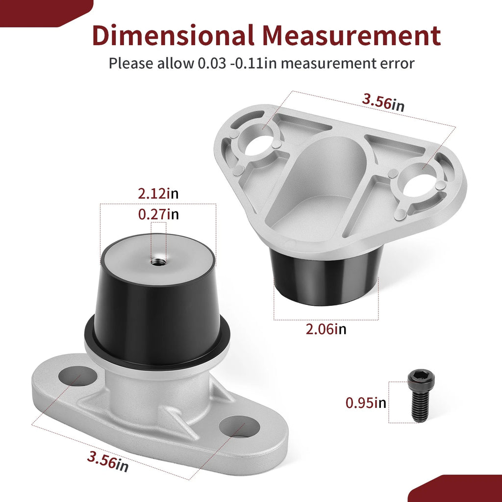 Set of 2 Engine Motor Mounts for Sea Doo GTS 130 (2011–2025) 270000882 270000885