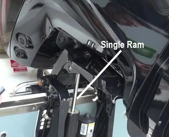 Universal Single Ram Transom Saver Support for Yamaha Honda Outboard