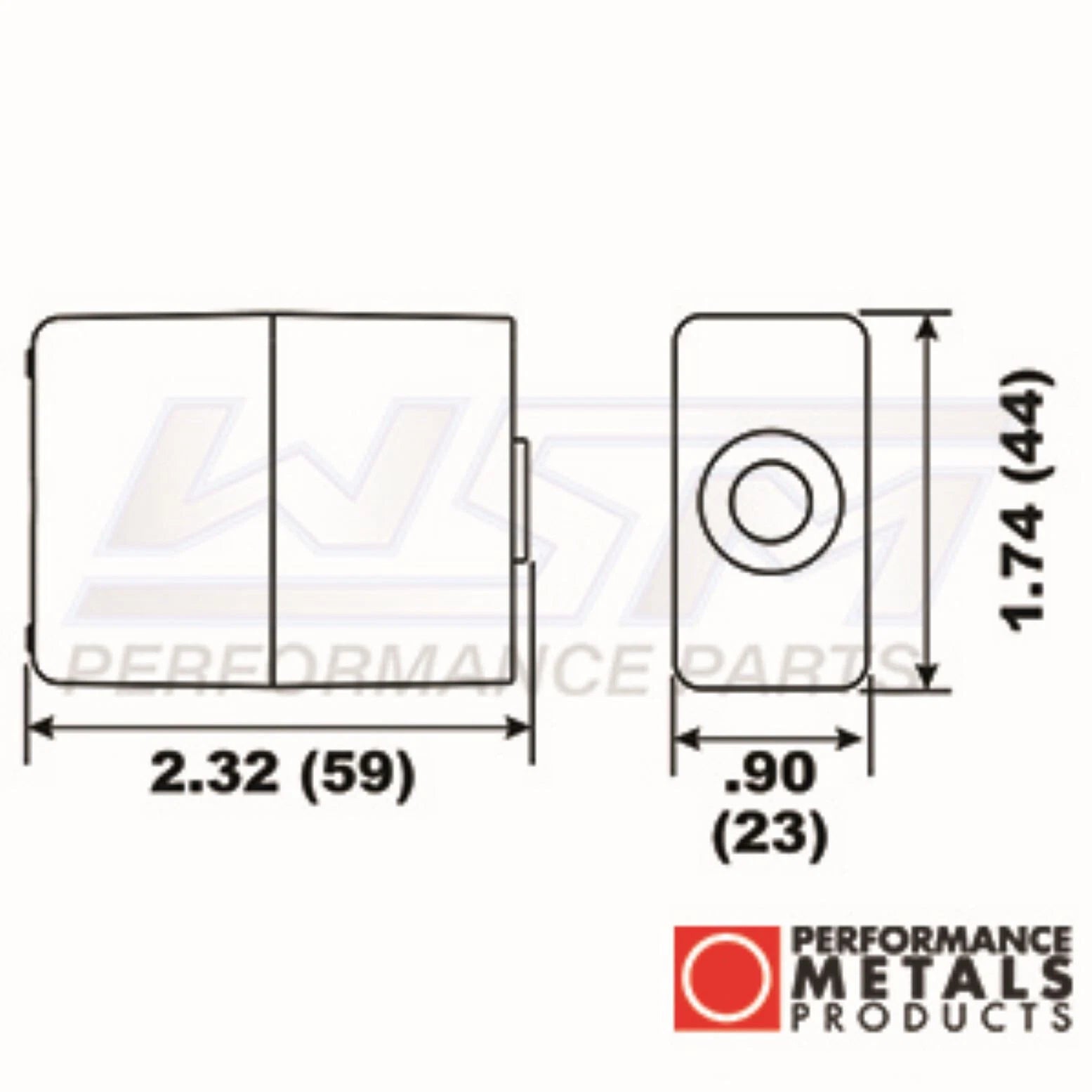 Transom Anode for Johnson Evinrude 60-300 (WSM PMC00155A)