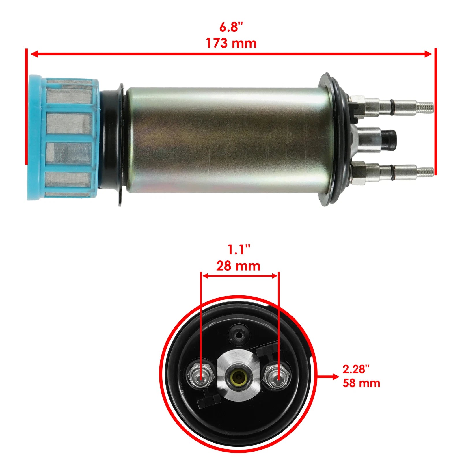 Fuel Pump for Mercury Marine 240Hp EFI Engine (2000–2002)