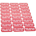 Ethanol Free Sticker Labels for Outdoor Power Equipment & Boats (24X)