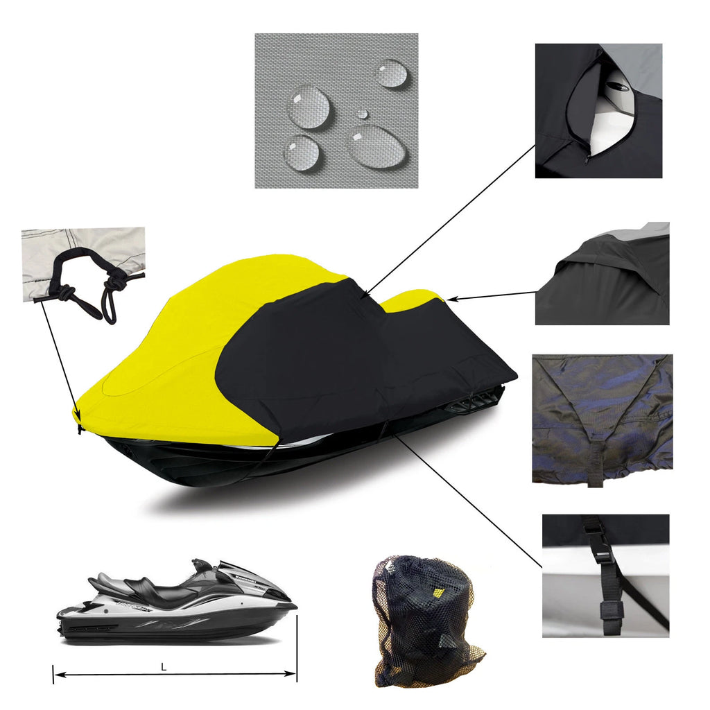 Heavy Duty Trailerable Cover for Sea Doo Jet Ski GTX 4-TEC DI SC (2002–2009)