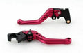 Short Brake Clutch Levers for Suzuki GSXR600 GSXR750 GSXR1000 (2005–2010) Red