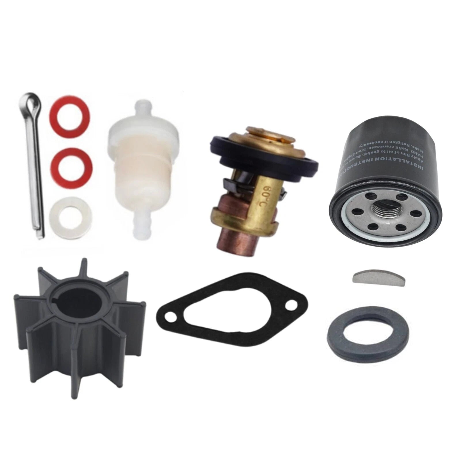 Outboard Maintenance Kit for Tohatsu 9.9 15 20 HP (MFS 9.9 15 20D)