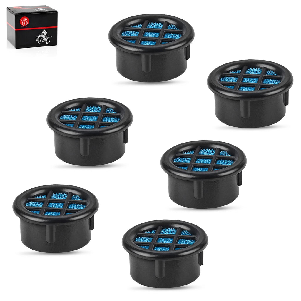 Set of 6 High Flow 1" Air Box Filter Vents for ATV UTV