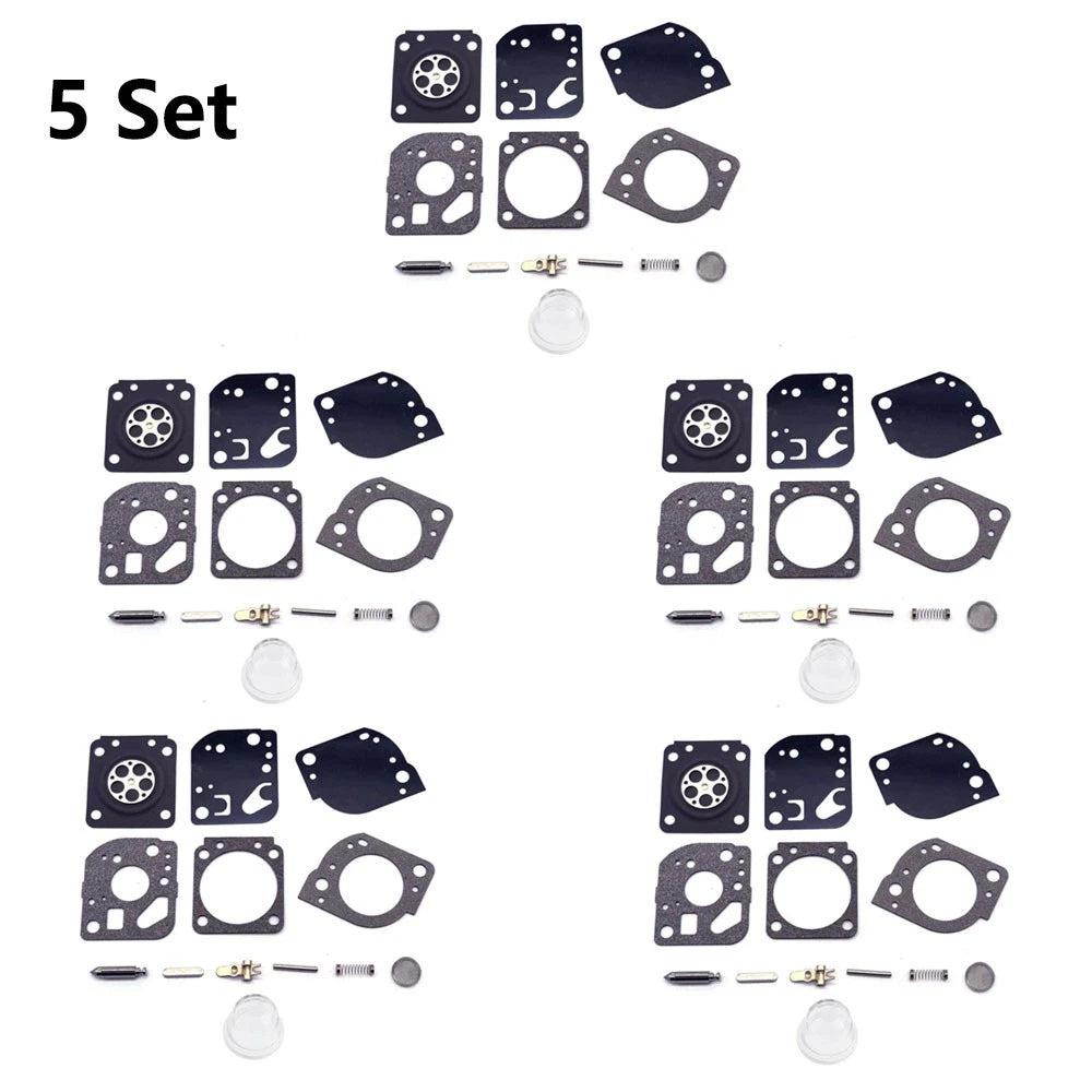 5X Carburetor Gasket Kit for Poulan Ryobi Homelite Zama C1U-W19 RB-117