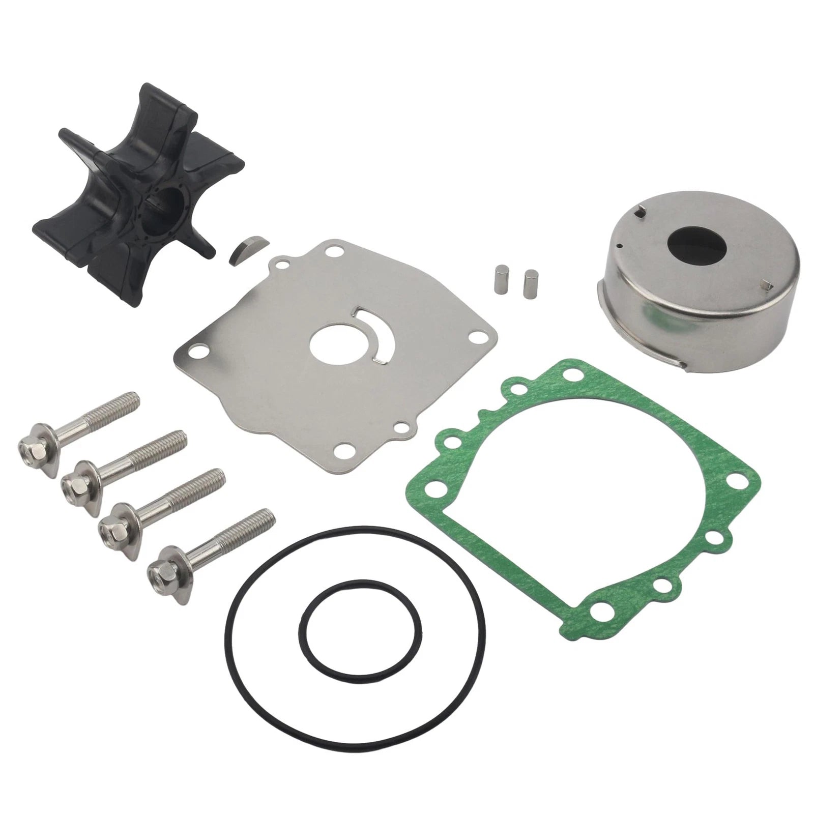 Water Pump Repair Kit for Yamaha 2 Stroke 115 130 HP Outboard (N/A)