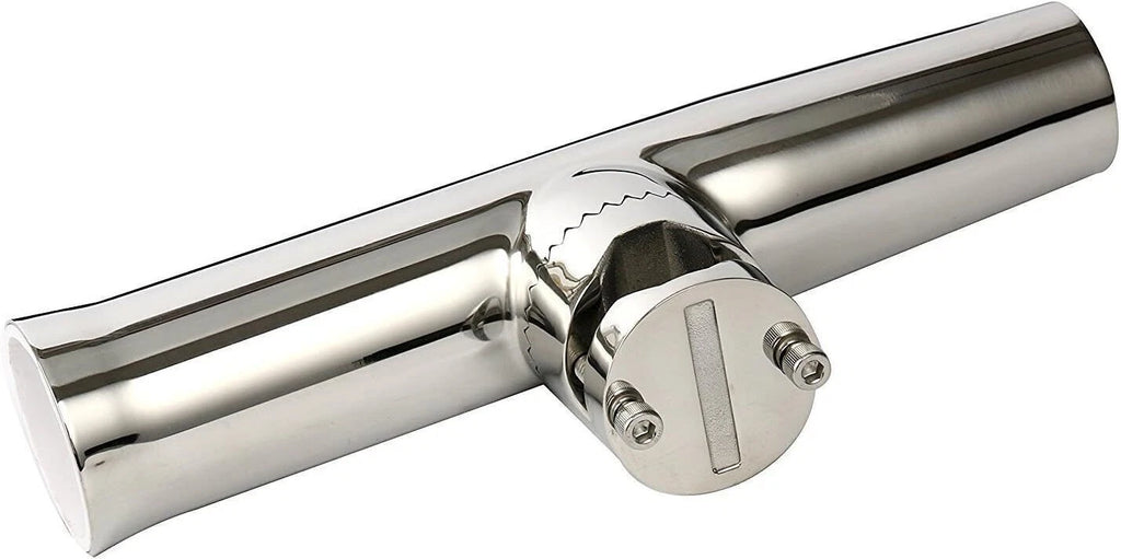 2X Boat Fishing Rod Holder Clamp for Rail Mount (7/8"-1") Marine Stainless Steel