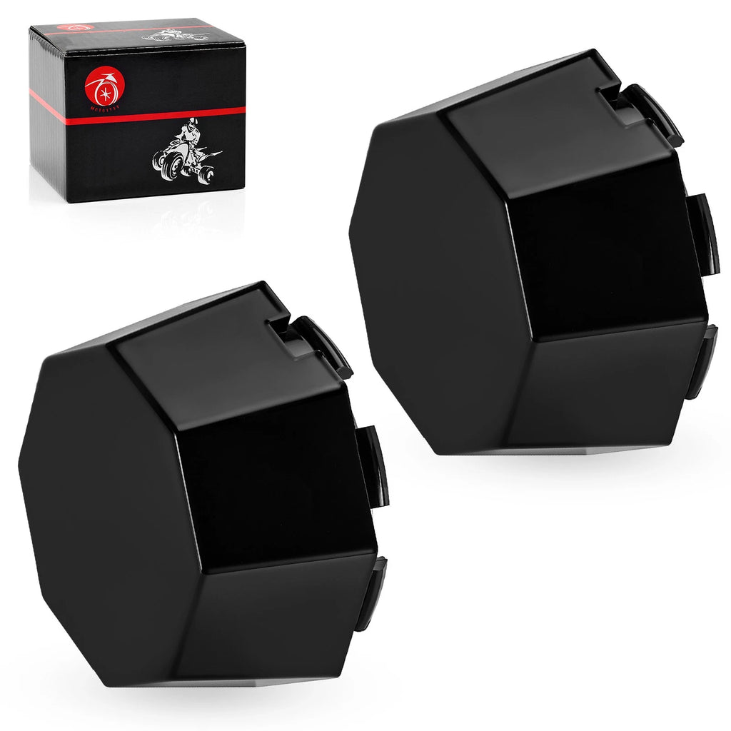 2pcs Black Hub Cover 5451374-458 for Polaris Sportsman 570 (2020–2024)