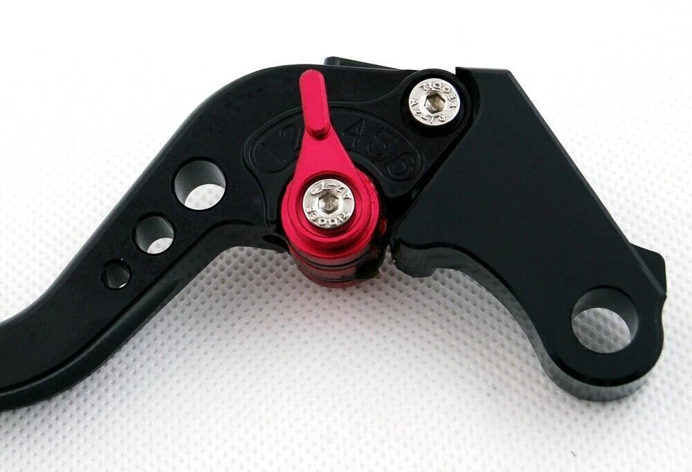 Long Brake Clutch Levers for Kawasaki Z750 (2007–2012), Z800 (2013–2014) Black GB T9