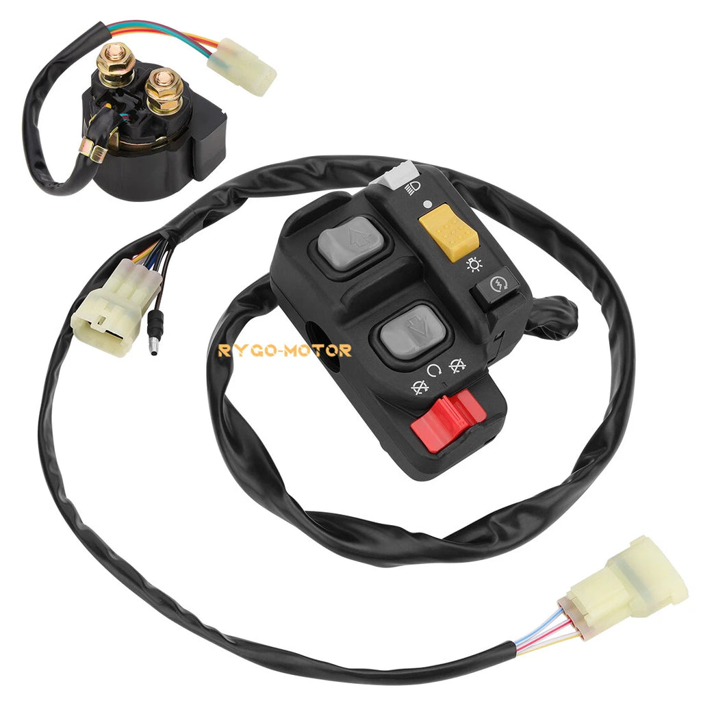 Handlebar Switch & Starter Relay for Honda Foreman 450 TRX450FE (1998–2004)