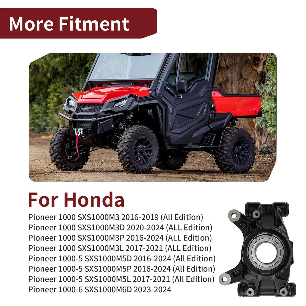 Rear Left Knuckle Set 52260-HL4-A00 for Honda Pioneer 1000 (2016–2024)