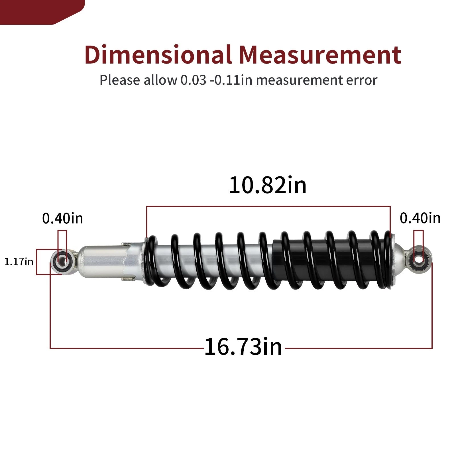 2Pcs Front Shocks for Honda Rancher 420 (2014–2024) 51400-HR3-A21, 51400-HR3-A71