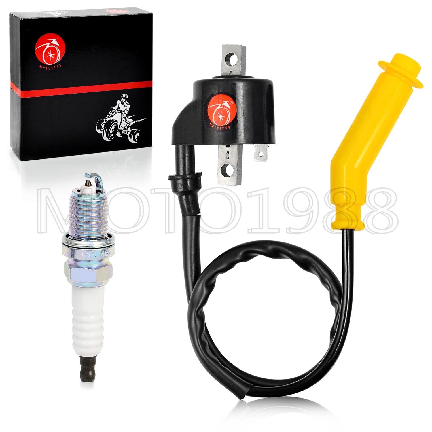 Ignition Coil Spark Plug for Honda FourTrax Foreman 500 TRX500 (2005–2011)