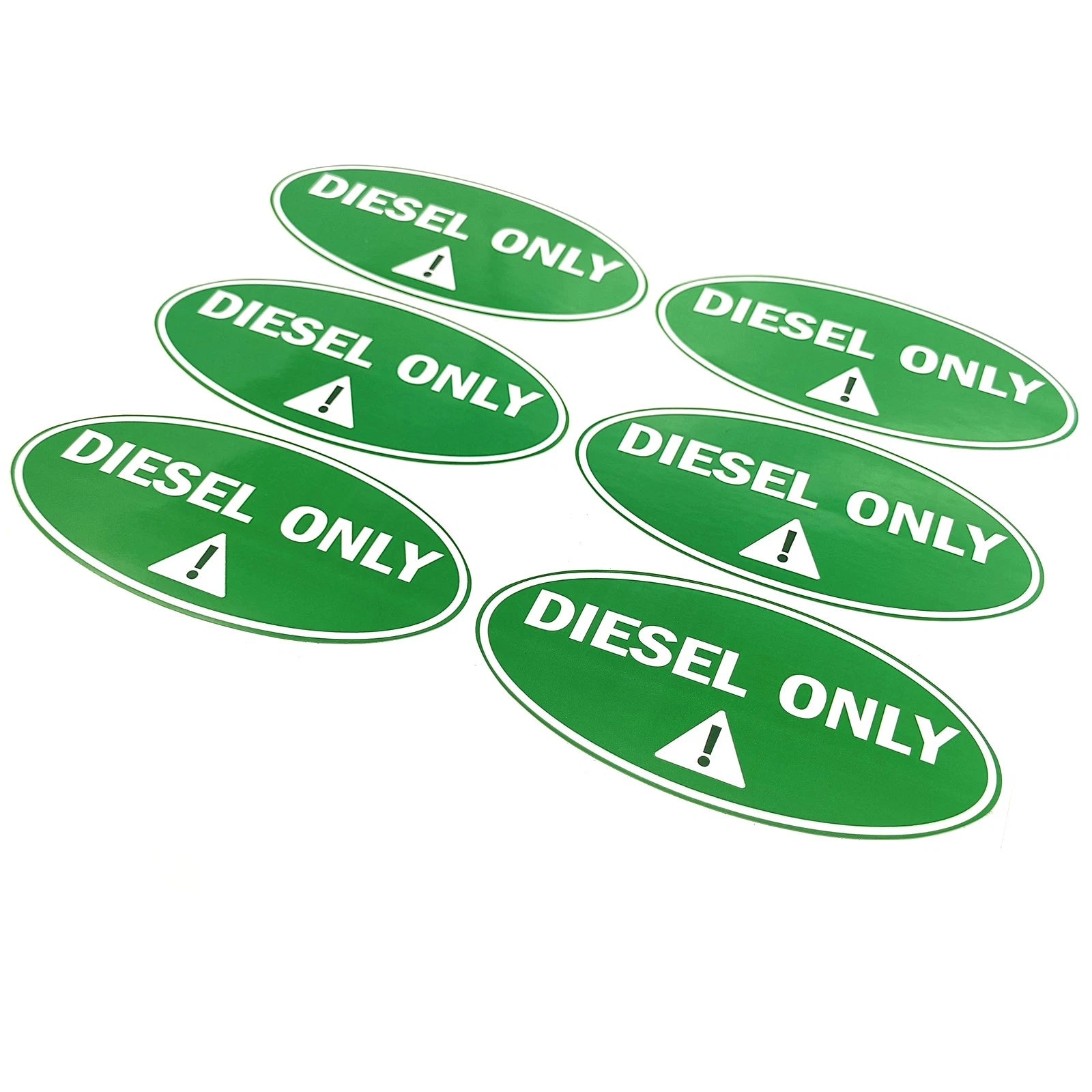 6Pcs Diesel Only Sticker for
