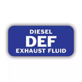 DEF Diesel Exhaust Fluid Sticker Decal Weatherproof 1"x 2" for All Models