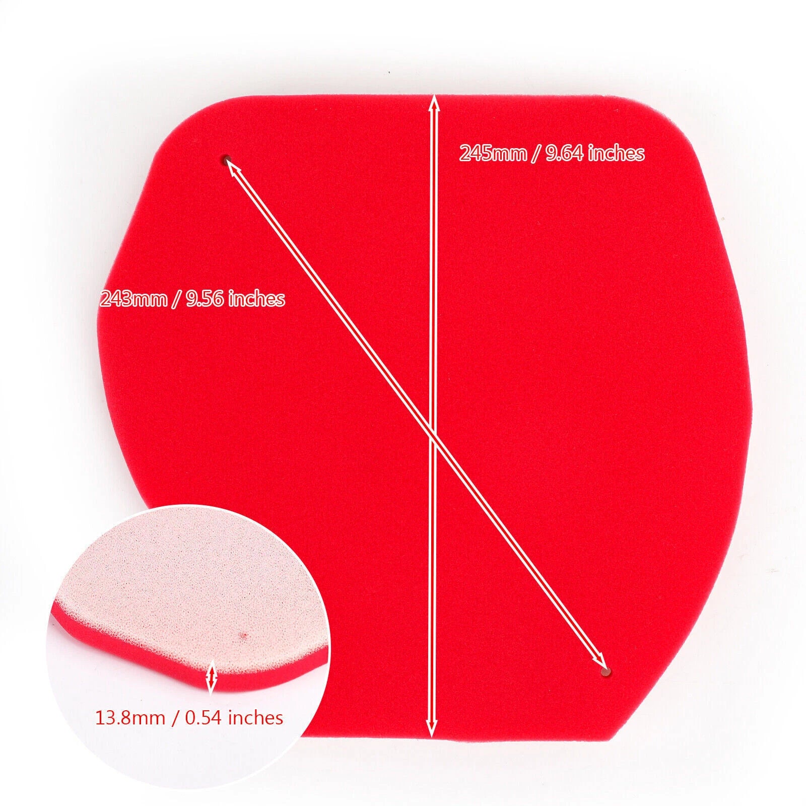 Foam Air Filter Cleaner for Yamaha YFM550 FG Grizzly YFM700 FG Grizzly (2007–2015)