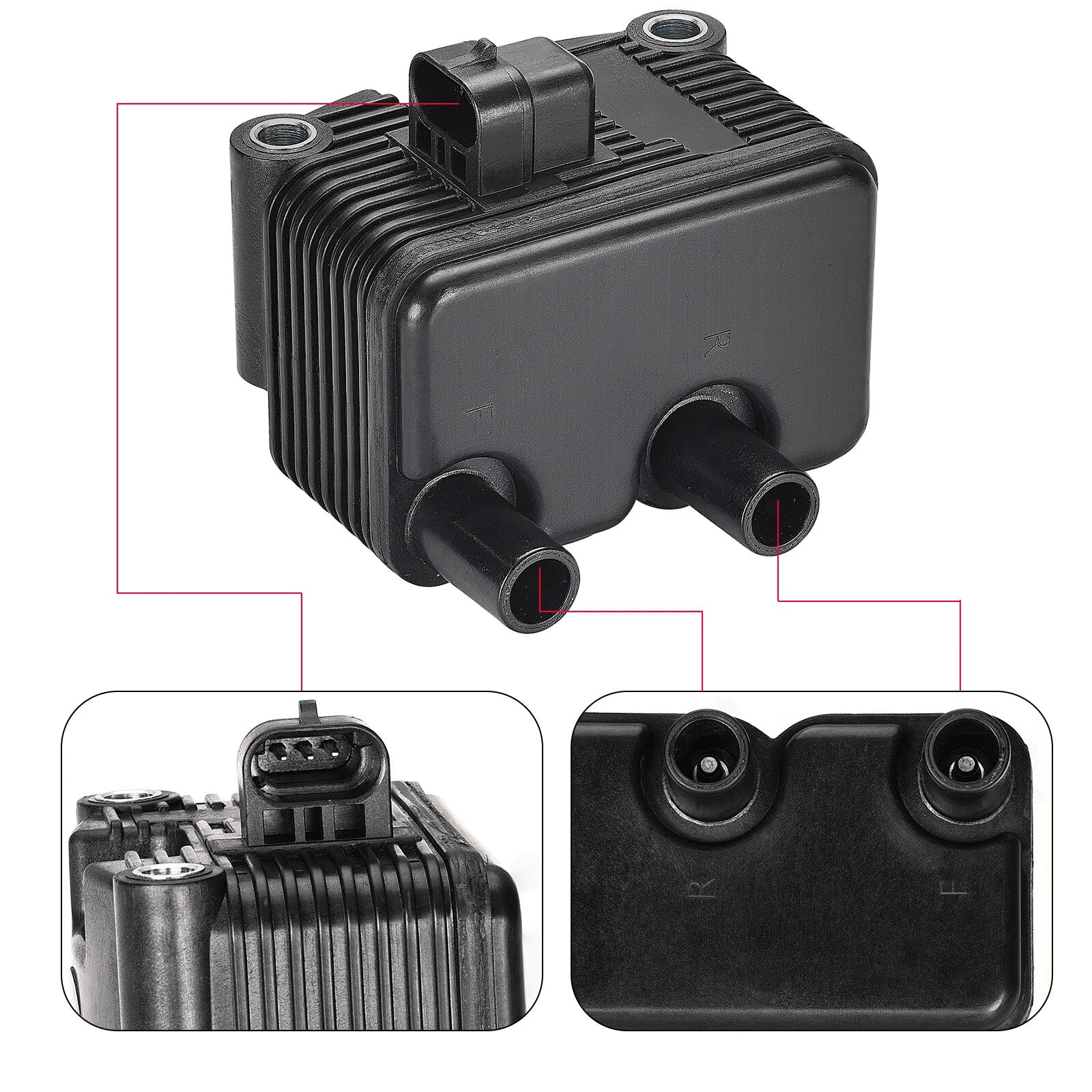 Ignition Coil 0.5 OHM for Dyna FXD FLST FXST Sportster 883 1200 (1999–2006) 31655-99