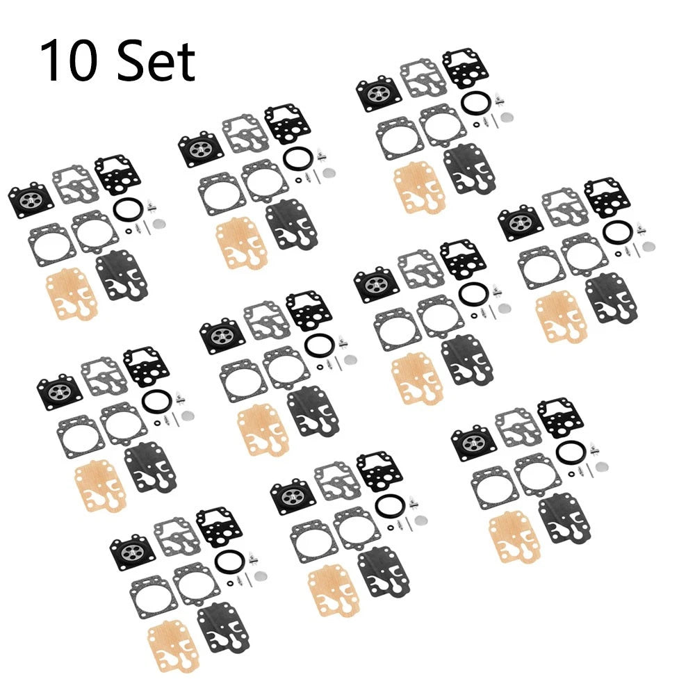 Set of 10 Carburetor Diaphragm Kit for Honda GX25 GX35 (WALBRO K20-WYJ)