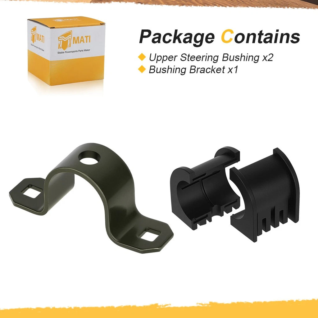 Upper Steering Bushing Bracket for Polaris RZR 570 800 S 800 4 Hawkeye 300 400 (2008–2021)