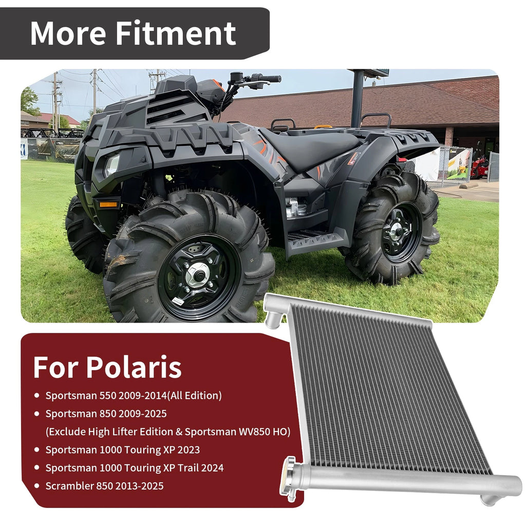 Radiator Assy 1240404 for Polaris Sportsman 850 (2009–2025) Scrambler 850 (2013–2025)
