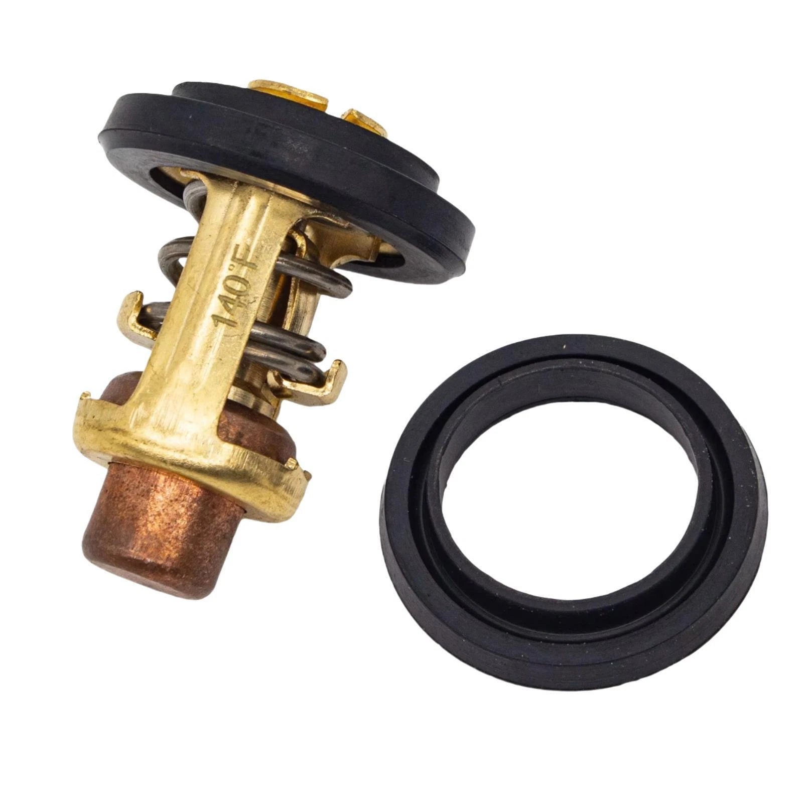 Thermostat with Gasket for Yamaha Outboard 25D (2-Str) 6F5-12411-03 6J8-12414-A0
