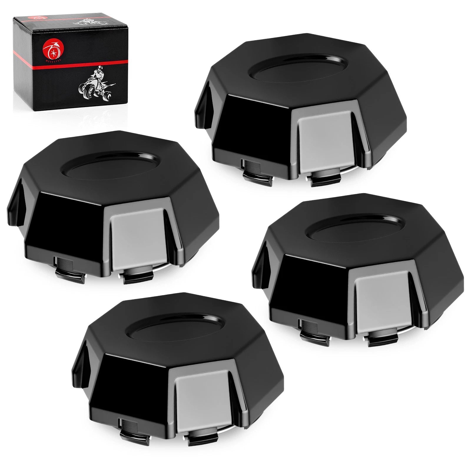 Set of 4 Wheel Rim Caps for Polaris Ranger XP 900 / Crew 900 / Crew XP 900