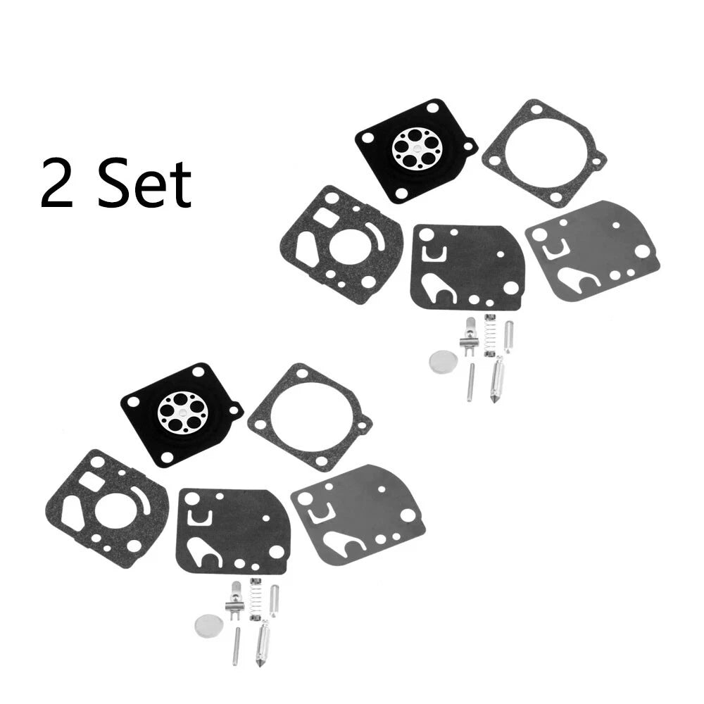 Set of 2 Carburetor Repair Kits for ZAMA RB-21 ECHO GT 1100 2100 PB1000 SRM1400